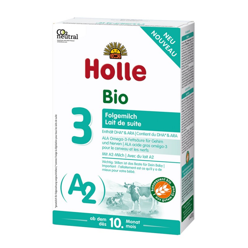 Holle Cow A2 Organic Growingup Milk Stage 3 400g 4 Pack
